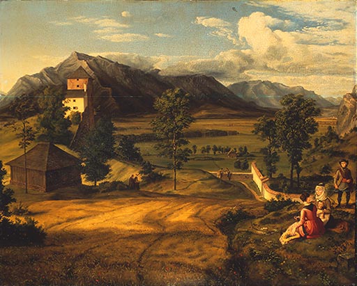 Salzburgische Landschaft de Ferdinand von Olivier