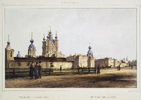 View of the Smolny Convent in Saint Petersburg