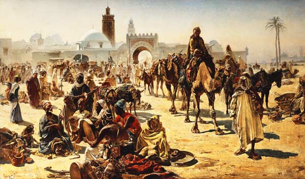 Arabischer Sklavenmarkt de Ferencz Frans Eisenhut