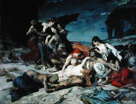 The Death of Ravana de Fernand Cormon