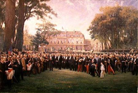 Reception of the Mayors of France at the Elysee Palace, 22nd September 1900 de Fernand Cormon