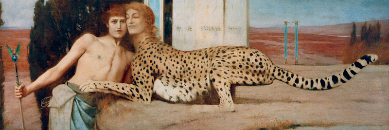 The sphinx (also: The art, or: The tenderness) de Fernand Khnopff