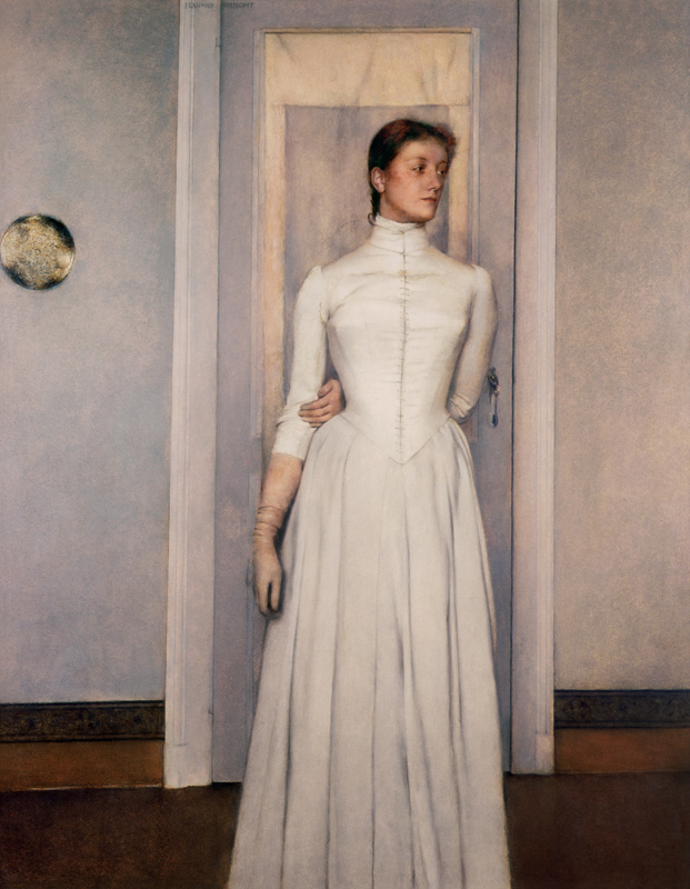 Portrait of the artist's sister de Fernand Khnopff