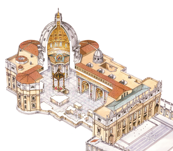St. Peters Basilica. Vatican City, Rome. Italy de Fernando Aznar Cenamor