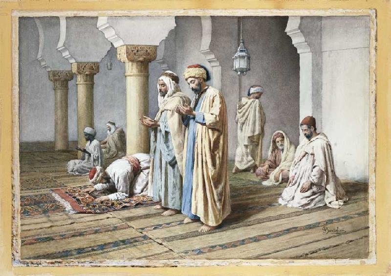 Araber beim Gebet de Filipo or Frederico Bartolini