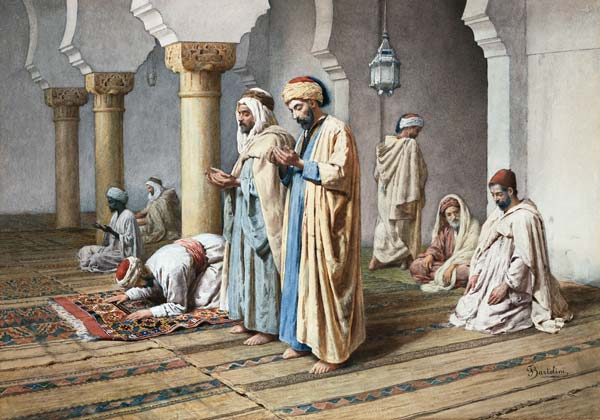 Arabs At Prayer de Filipo or Frederico Bartolini