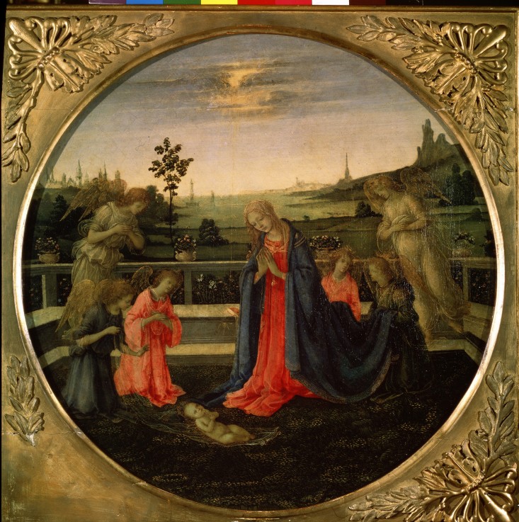 The Adoration of the Christ Child de Filippino Lippi