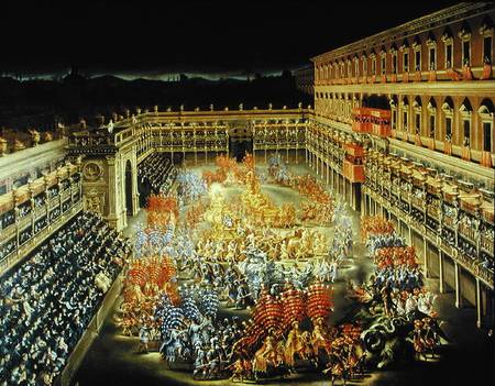 Festival in Honour of Queen Christina (1626-89) Of Sweden at the Palazzo Barberini de Filippo Lauri
