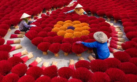 Incense stick factory