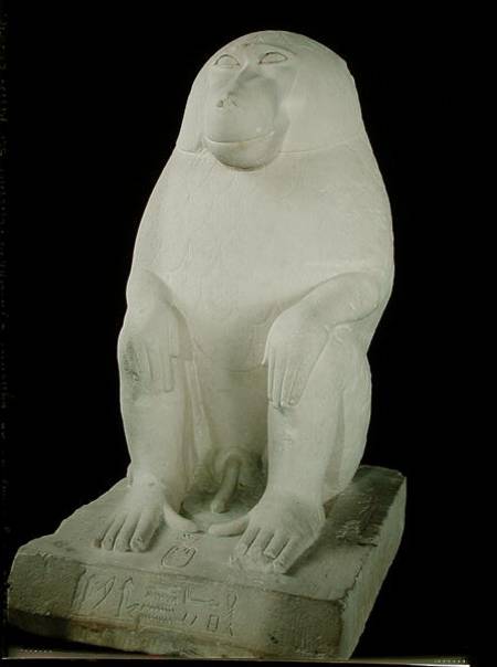 Baboon, Middle Kingdom, possibly 7th Dynasty de First Intermediate Period Egyptian