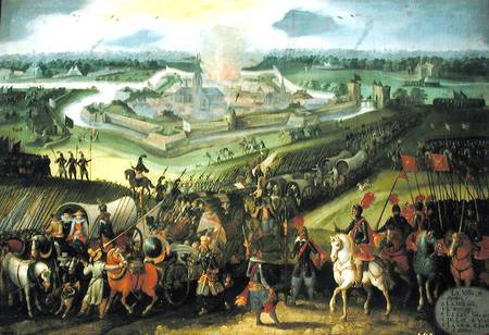 The City of Aerdres (War against the Low Countries) de Flemish School