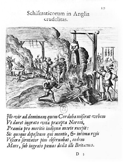 Cruelties practised by schismatics in England de Flemish School