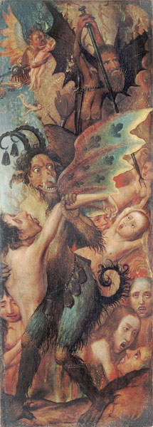 Glimpse of Hell (panel) de Flemish School