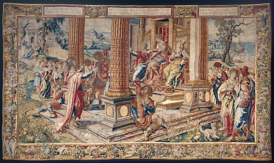 Saint Paul before Porcius Festus, King Herod Agrippa and his sister Berenice de Flemish School