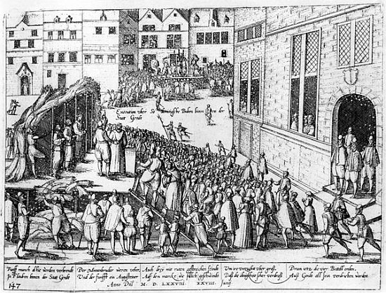 Scenes of the Spanish Inquisition at Ghent, June 1578 de Flemish School