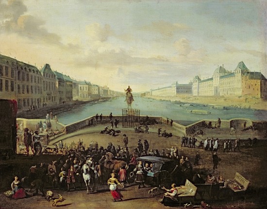 The Pont Neuf, Paris, 1665-69 de Flemish School