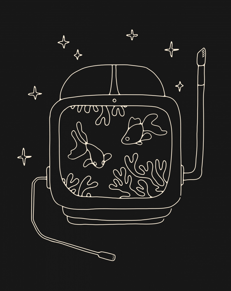 Astronaut and Fishes de Florent Bodart