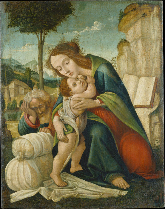 Rest on the Flight into Egypt de Florentiner Meister um 1500