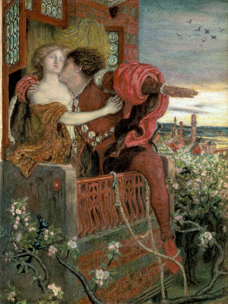 Romeo and Julia. de Ford Madox Brown