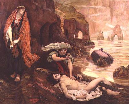 The Finding of Don Juan by Haidee de Ford Madox Brown