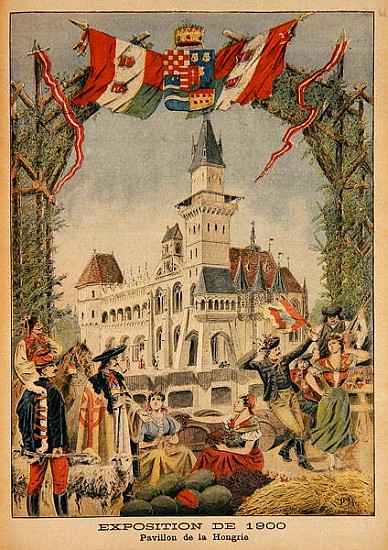 The Hungarian Pavilion at the Universal Exhibition of 1900, Paris, illustration from ''Le Petit Jour de Fortune Louis Meaulle