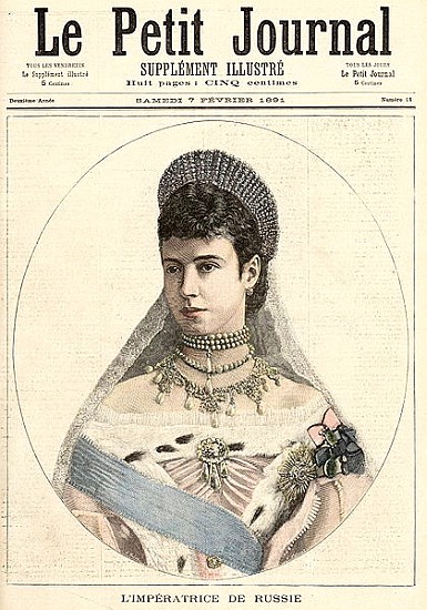 Empress of Russia, from ''Le Petit Journal'', 7th February 1891 de Fortune Louis Meaulle