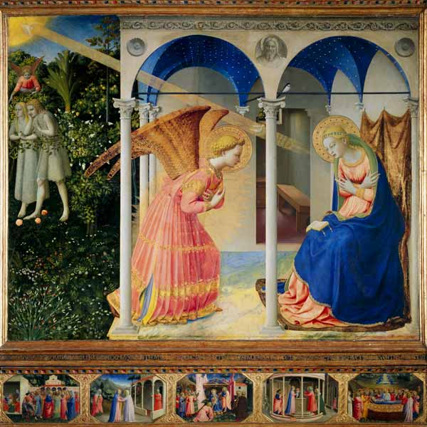 The proclamation Mariae de Fra Beato Angelico