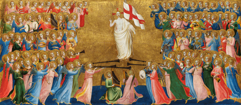 Christ Glorified in the Court of Heaven de Fra Beato Angelico