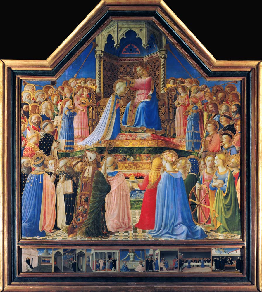 The Coronation of the Virgin de Fra Beato Angelico