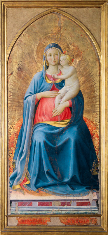 Maria mit Kind (Madonna da Pontassieve) de Fra Beato Angelico