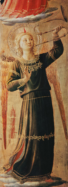 Angel playing instruments de Fra Beato Angelico