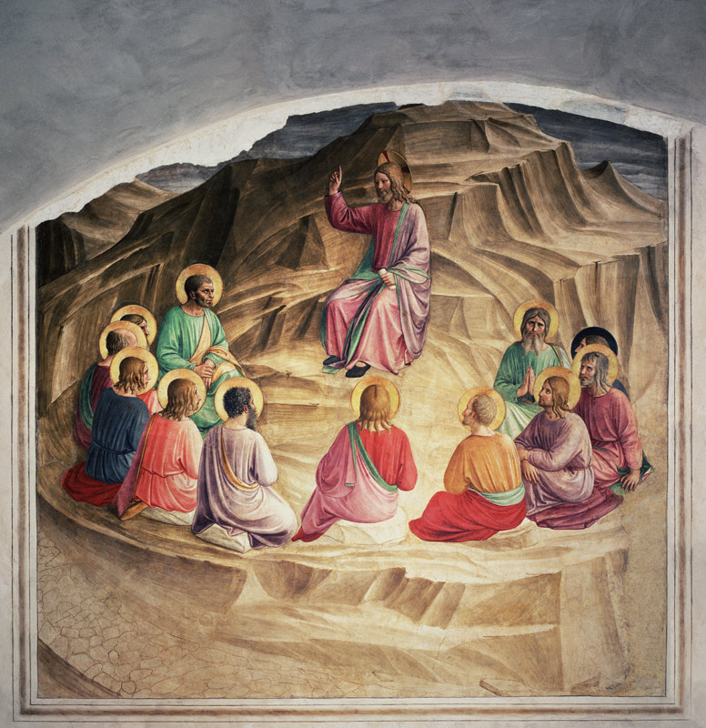 The Sermon on the Mount de Fra Beato Angelico