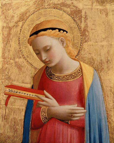Virgin Annunciate, 1450-55 de Fra Beato Angelico