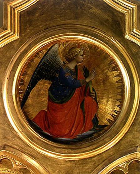The Angel of the Annunciation from the altarpiece from the Chapel of San Niccolo dei Guidalotti in t de Fra Beato Angelico