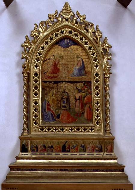 The Annunciation and the Adoration of the Magi de Fra Beato Angelico