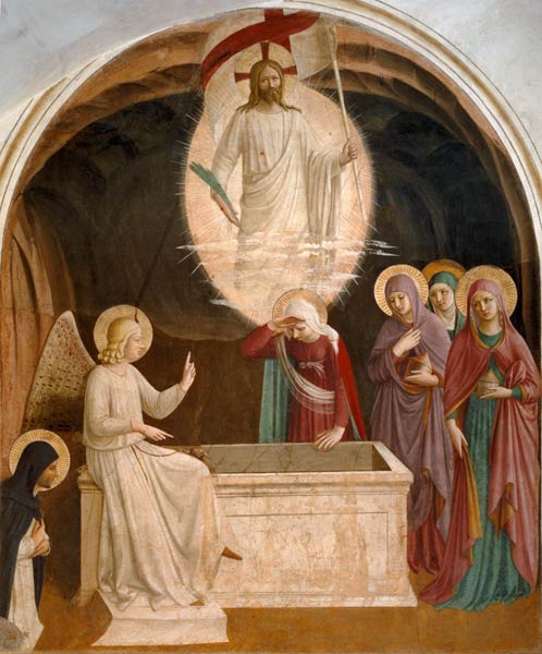 The Resurrection of Christ and the Pious Women at the Sepulchre de Fra Beato Angelico