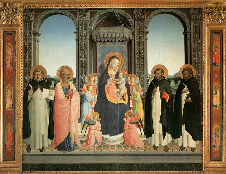 Fiesole Triptych de Fra Beato Angelico