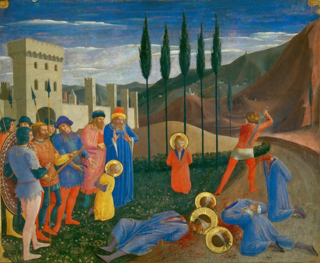 The Beheading of Saint Cosmas and Saint Damian de Fra Beato Angelico