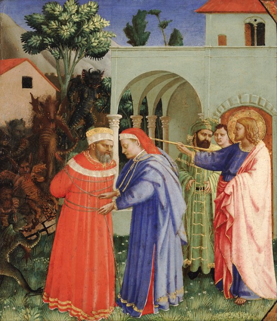 The Apostle Saint James the Greater Freeing the Magician Hermogenes de Fra Beato Angelico
