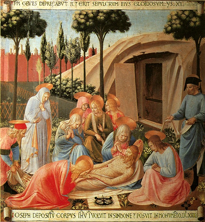 The Lamentation over Christ de Fra Beato Angelico