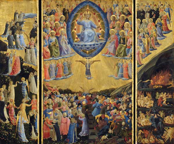 The Last Judgment (Winged Altar) de Fra Beato Angelico