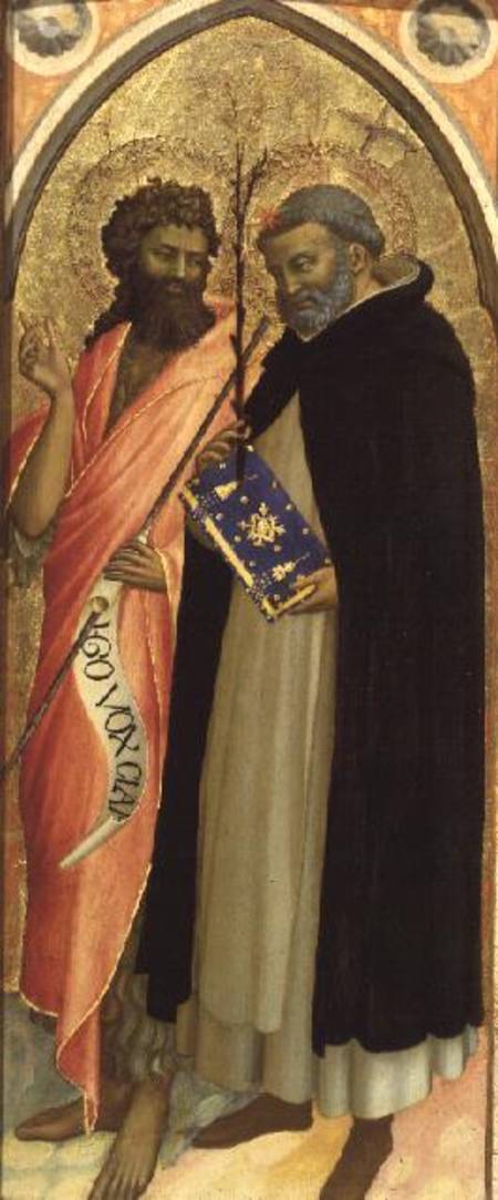 St. John the Baptist and St. Dominic (panel) de Fra Beato Angelico