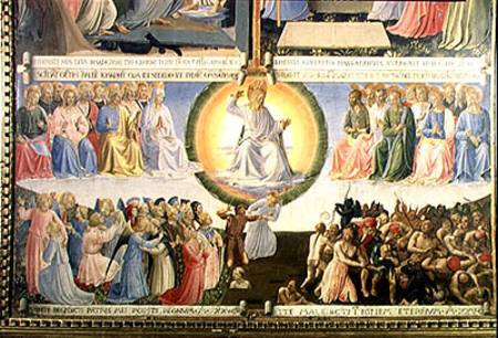 The Last Judgement, detail from panel four of the Silver Treasury of Santissima Annunziata de Fra Beato Angelico