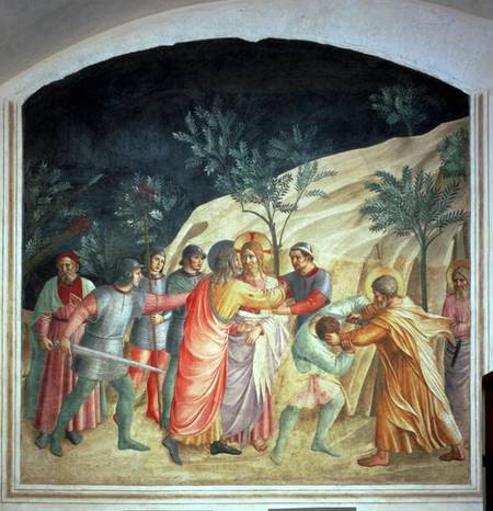 The Kiss of Judas de Fra Beato Angelico