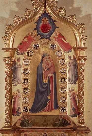 Madonna of the Stars (see also 79357) de Fra Beato Angelico