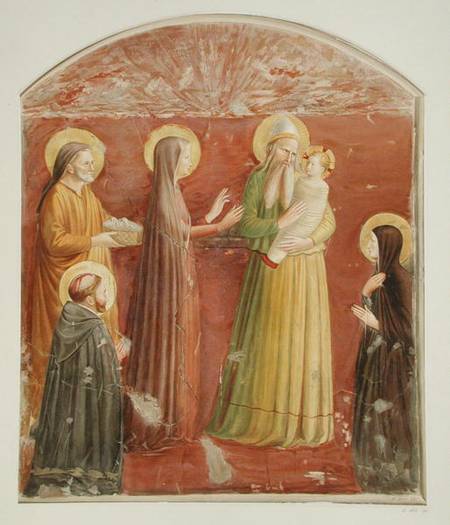 The Presentation in the Temple, from a series of prints made by the Arundel Society de Fra Beato Angelico
