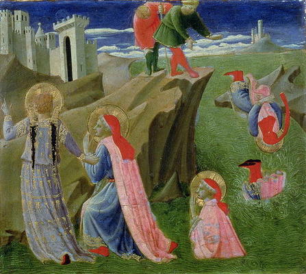 St. Cosmas and St. Damian Saved from Drowning, from the predella of the Annalena altarpiece, c.1434 de Fra Beato Angelico