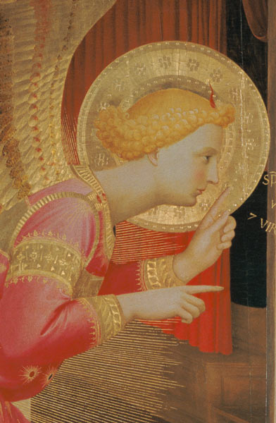The Annunciation (detail) de Fra Beato Angelico