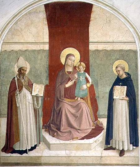 The Virgin and Child Enthroned with SS. Zenobius and Thomas de Fra Beato Angelico