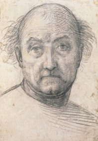 Head study of a man (probably self-portrait) de Fra Bartolomeo